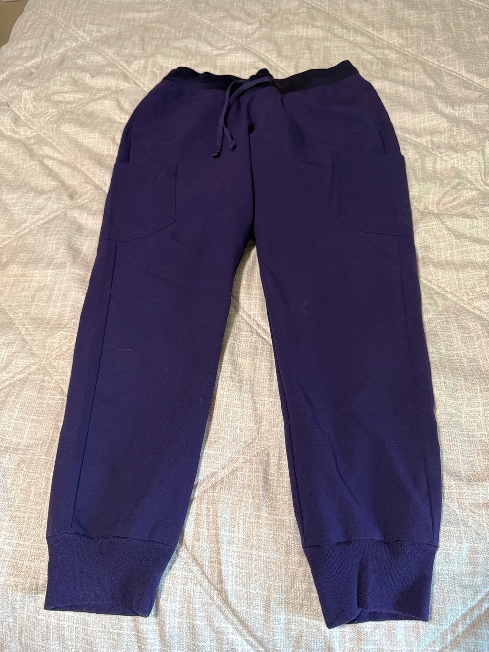 Mandala Deep Purple Drawstring Jogger Scrubs